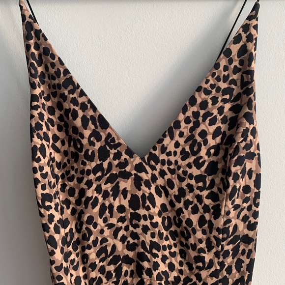 TOPSHOP Midi Leopard Print Dress - Picture 5 of 9